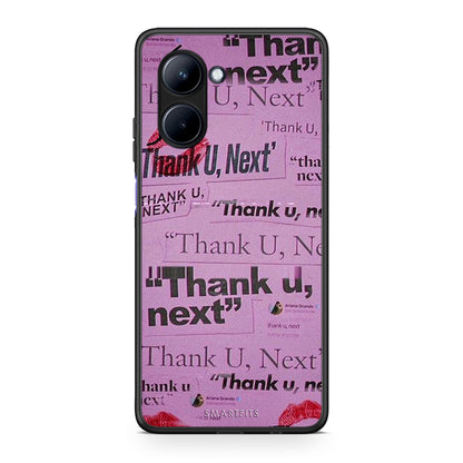 Θήκη Realme C33 Thank You Next από τη Smartfits με σχέδιο στο πίσω μέρος και μαύρο περίβλημα | Realme C33 Thank You Next Case with Colorful Back and Black Bezels