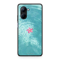 Thumbnail for Θήκη Realme C33 Water Flower από τη Smartfits με σχέδιο στο πίσω μέρος και μαύρο περίβλημα | Realme C33 Water Flower Case with Colorful Back and Black Bezels