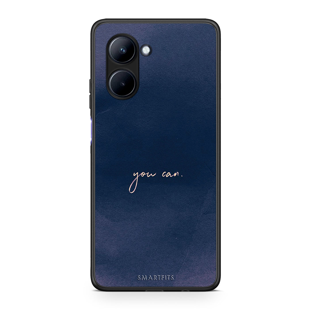 Θήκη Realme C33 You Can από τη Smartfits με σχέδιο στο πίσω μέρος και μαύρο περίβλημα | Realme C33 You Can Case with Colorful Back and Black Bezels
