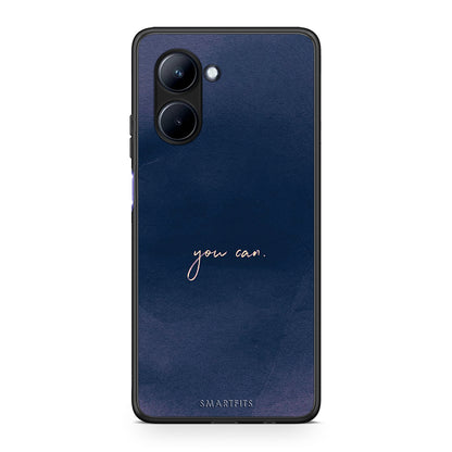 Θήκη Realme C33 You Can από τη Smartfits με σχέδιο στο πίσω μέρος και μαύρο περίβλημα | Realme C33 You Can Case with Colorful Back and Black Bezels