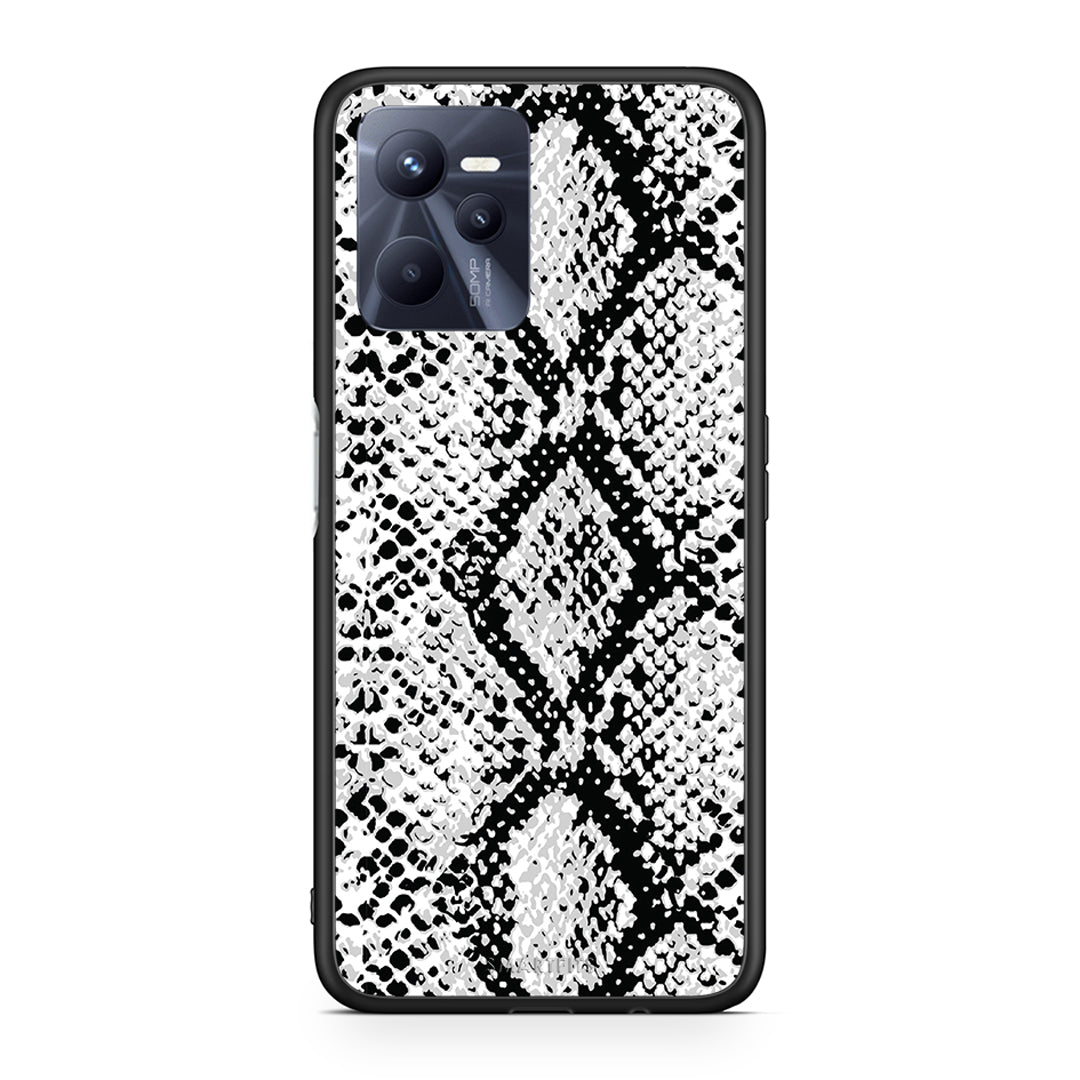 24 - Realme C35 White Snake Animal case, cover, bumper