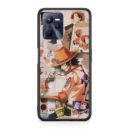 Realme C35 Anime Collage θήκη από τη Smartfits με σχέδιο στο πίσω μέρος και μαύρο περίβλημα | Smartphone case with colorful back and black bezels by Smartfits