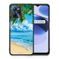 Thumbnail for Θήκη Realme C35 Beautiful Beach από τη Smartfits με σχέδιο στο πίσω μέρος και μαύρο περίβλημα | Realme C35 Beautiful Beach case with colorful back and black bezels