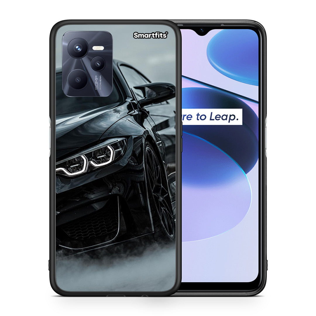 Θήκη Realme C35 Black BMW από τη Smartfits με σχέδιο στο πίσω μέρος και μαύρο περίβλημα | Realme C35 Black BMW case with colorful back and black bezels
