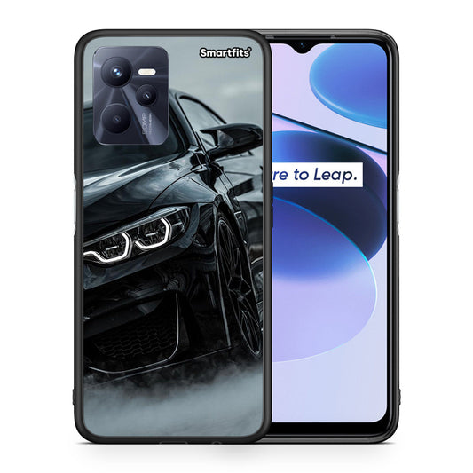 Θήκη Realme C35 Black BMW από τη Smartfits με σχέδιο στο πίσω μέρος και μαύρο περίβλημα | Realme C35 Black BMW case with colorful back and black bezels