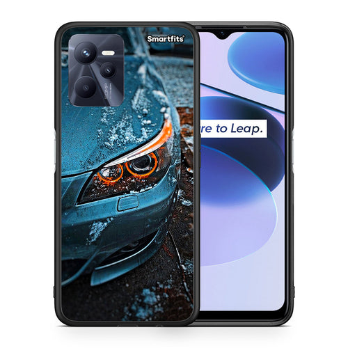 Θήκη Realme C35 Bmw E60 από τη Smartfits με σχέδιο στο πίσω μέρος και μαύρο περίβλημα | Realme C35 Bmw E60 case with colorful back and black bezels