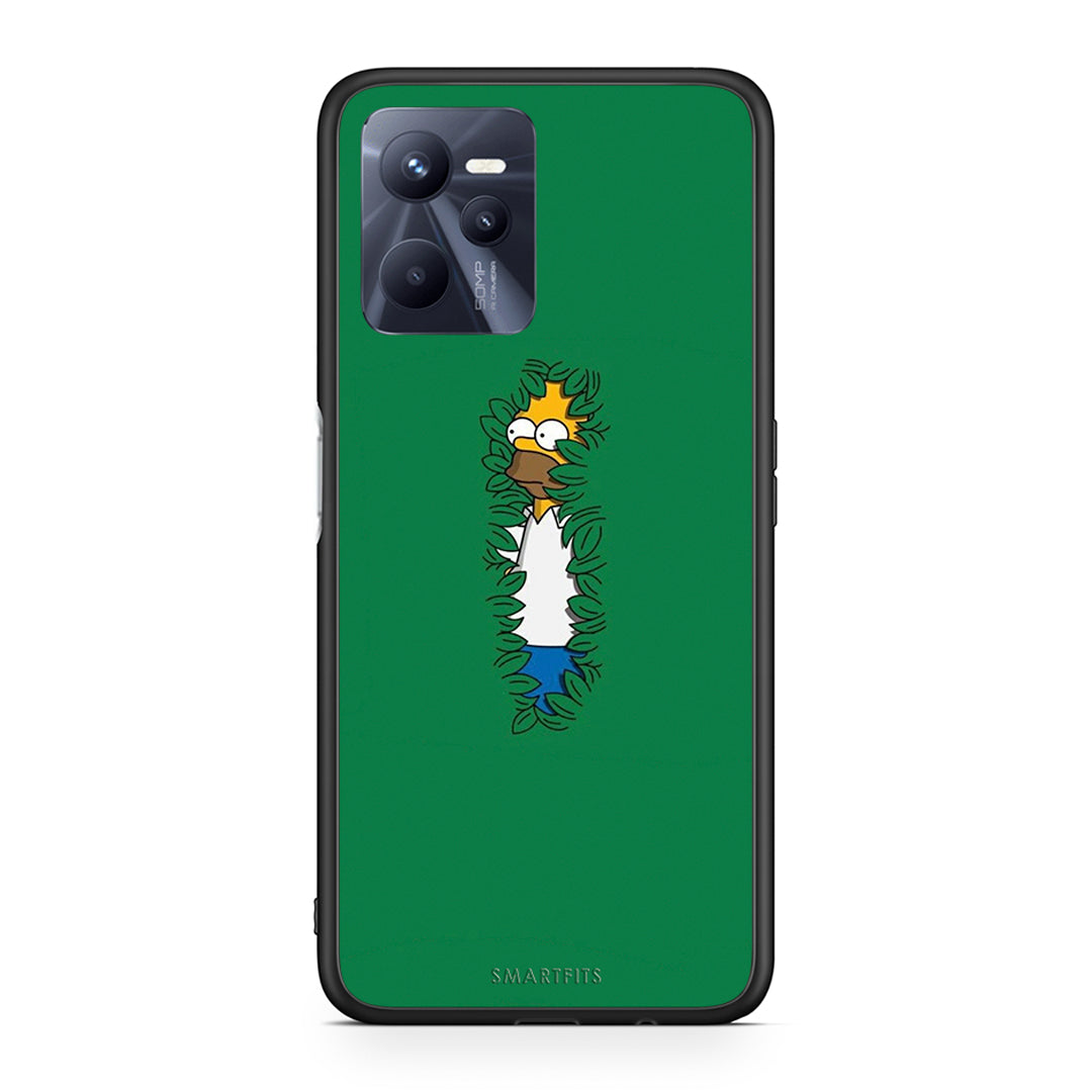 Realme C35 Bush Man Θήκη Αγίου Βαλεντίνου από τη Smartfits με σχέδιο στο πίσω μέρος και μαύρο περίβλημα | Smartphone case with colorful back and black bezels by Smartfits