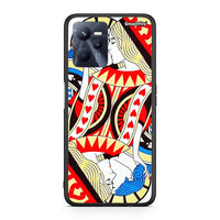 Thumbnail for Realme C35 Card Love θήκη από τη Smartfits με σχέδιο στο πίσω μέρος και μαύρο περίβλημα | Smartphone case with colorful back and black bezels by Smartfits