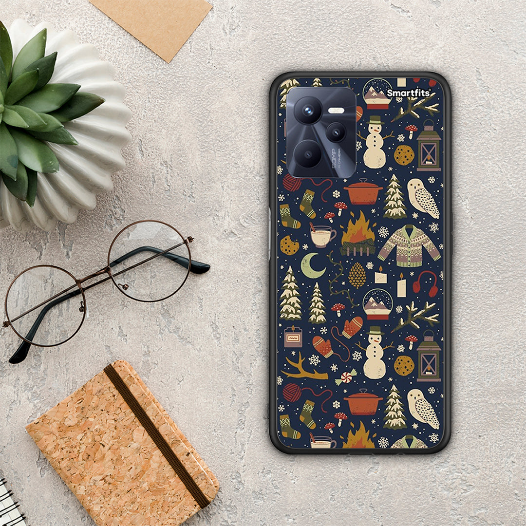 Christmas Elements - Realme C35 / Narzo 50A Prime θήκη