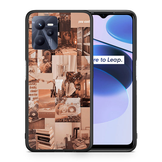 Θήκη Αγίου Βαλεντίνου Realme C35 Collage You Can από τη Smartfits με σχέδιο στο πίσω μέρος και μαύρο περίβλημα | Realme C35 Collage You Can case with colorful back and black bezels