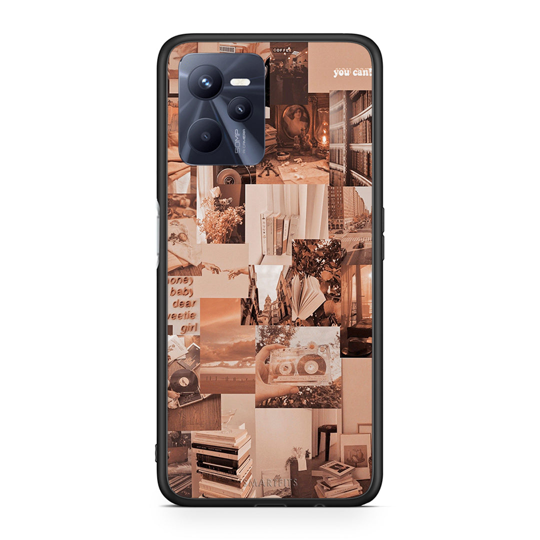 Realme C35 Collage You Can Θήκη Αγίου Βαλεντίνου από τη Smartfits με σχέδιο στο πίσω μέρος και μαύρο περίβλημα | Smartphone case with colorful back and black bezels by Smartfits
