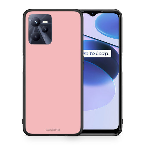 Θήκη Realme C35 Nude Color από τη Smartfits με σχέδιο στο πίσω μέρος και μαύρο περίβλημα | Realme C35 Nude Color case with colorful back and black bezels