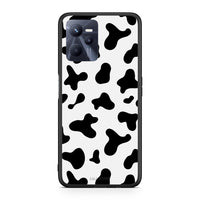 Thumbnail for Realme C35 Cow Print θήκη από τη Smartfits με σχέδιο στο πίσω μέρος και μαύρο περίβλημα | Smartphone case with colorful back and black bezels by Smartfits