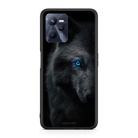 Thumbnail for Realme C35 Dark Wolf θήκη από τη Smartfits με σχέδιο στο πίσω μέρος και μαύρο περίβλημα | Smartphone case with colorful back and black bezels by Smartfits