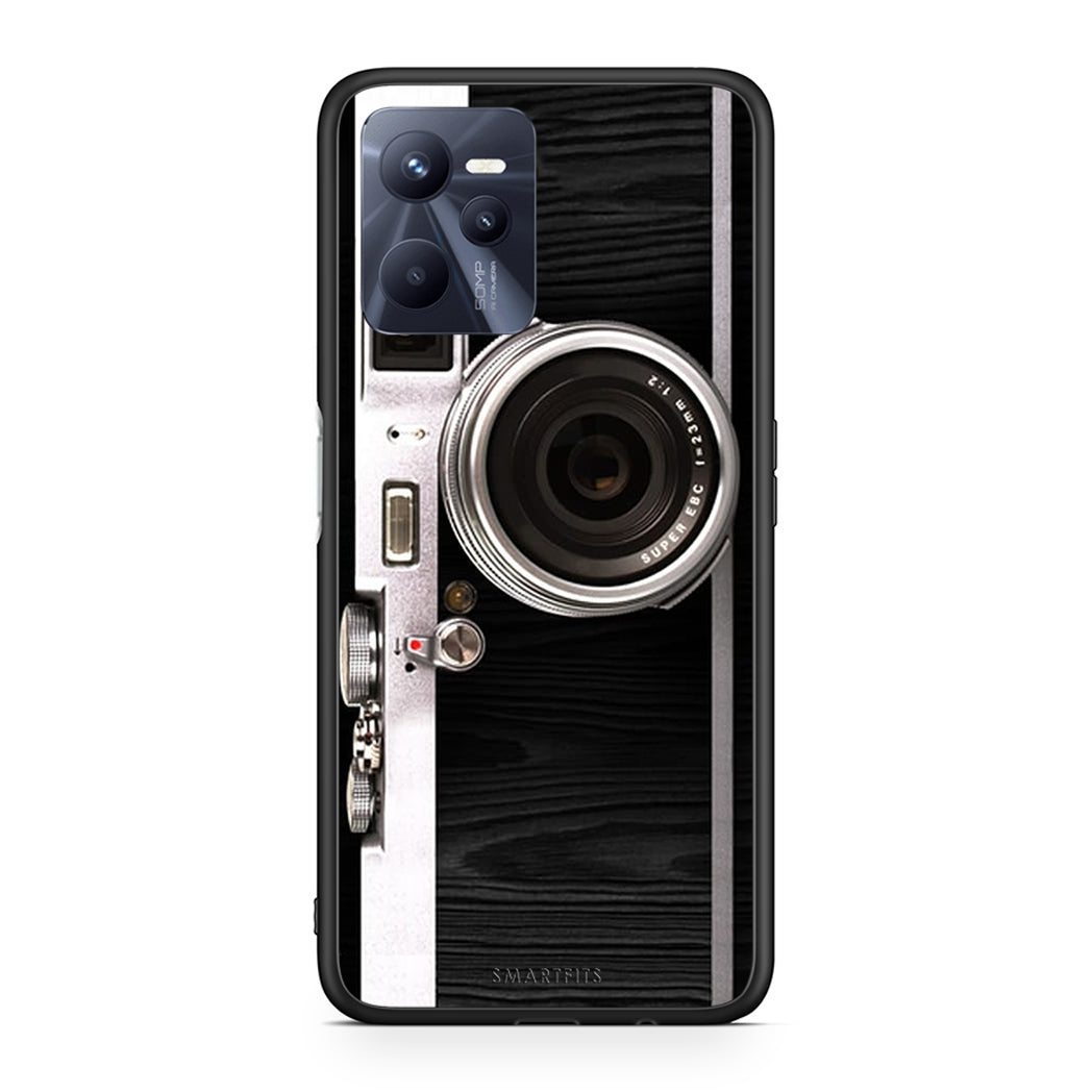 Realme C35 Emily In Paris θήκη από τη Smartfits με σχέδιο στο πίσω μέρος και μαύρο περίβλημα | Smartphone case with colorful back and black bezels by Smartfits