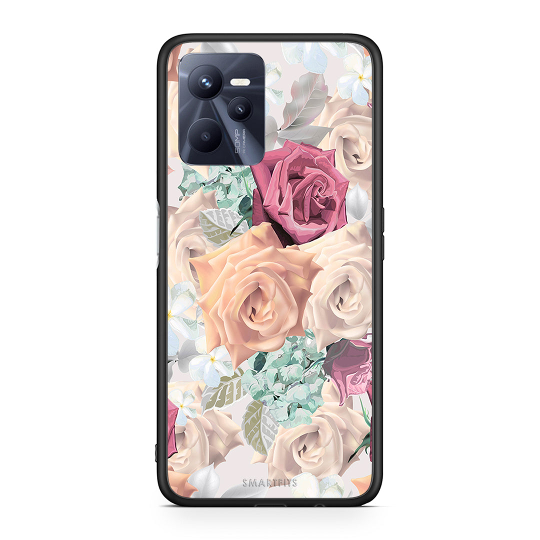99 - Realme C35 Bouquet Floral case, cover, bumper