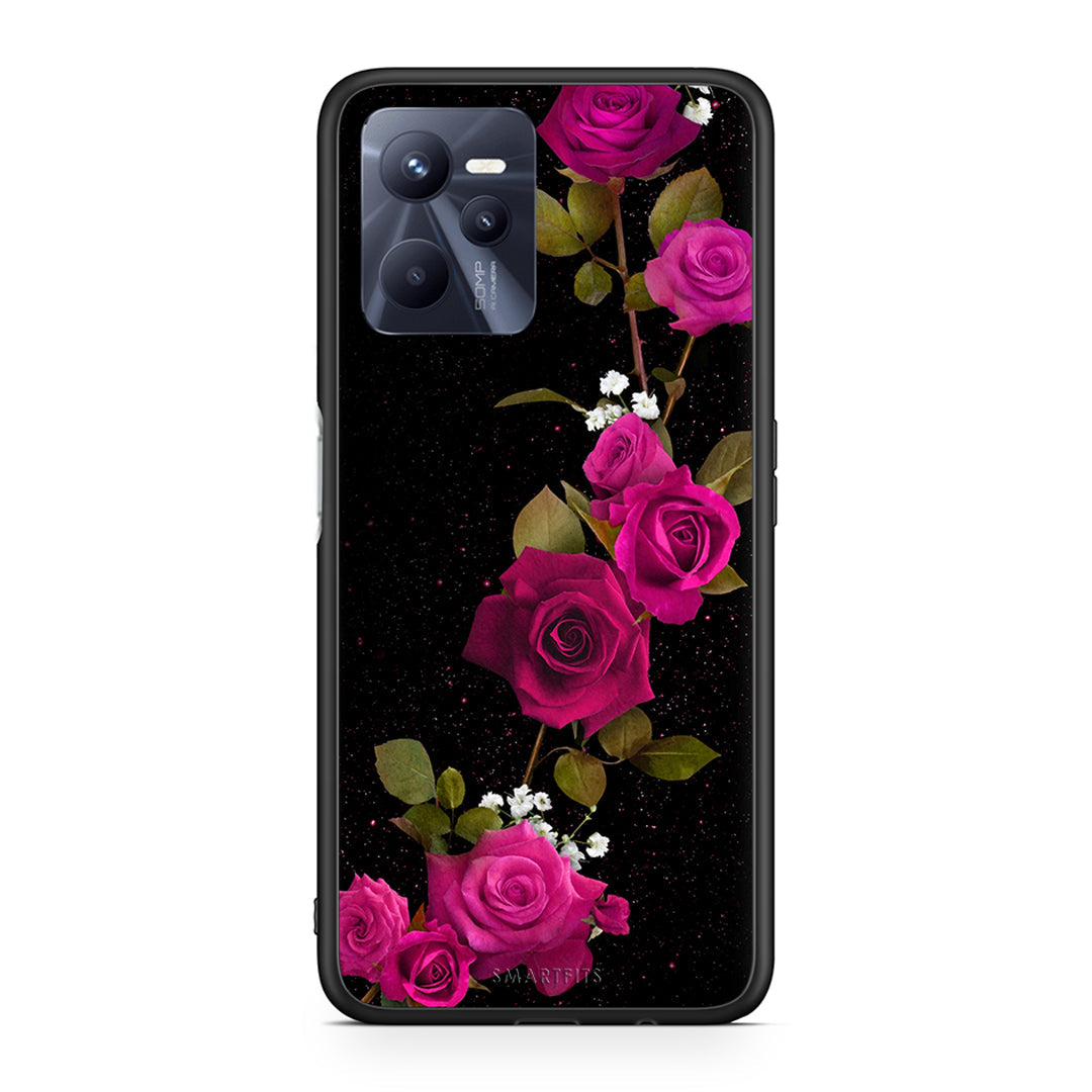 4 - Realme C35 Red Roses Flower case, cover, bumper