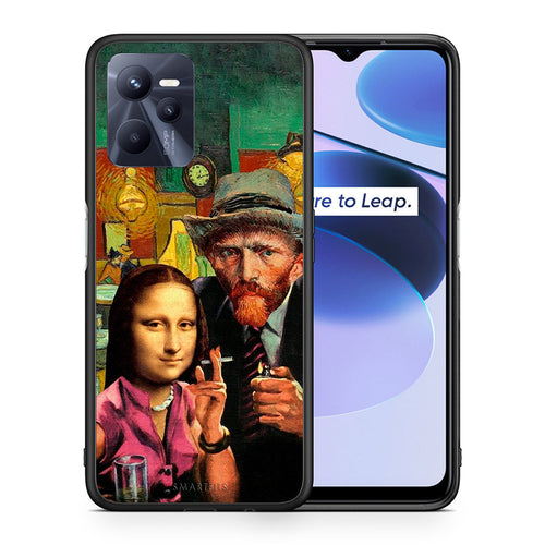 Θήκη Realme C35 Funny Art από τη Smartfits με σχέδιο στο πίσω μέρος και μαύρο περίβλημα | Realme C35 Funny Art case with colorful back and black bezels