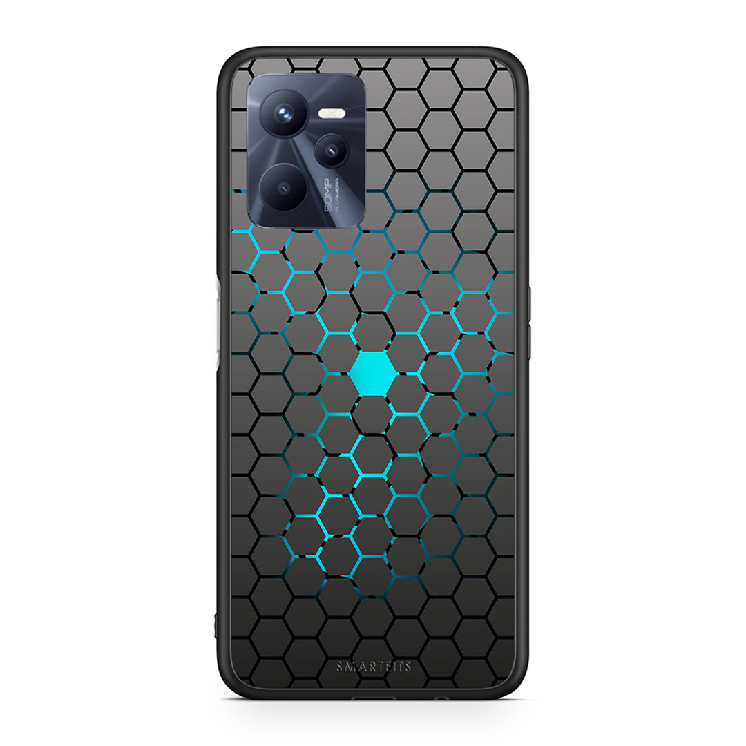 40 - Realme C35 Hexagonal Geometric case, cover, bumper