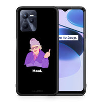 Thumbnail for Θήκη Realme C35 Grandma Mood Black από τη Smartfits με σχέδιο στο πίσω μέρος και μαύρο περίβλημα | Realme C35 Grandma Mood Black case with colorful back and black bezels
