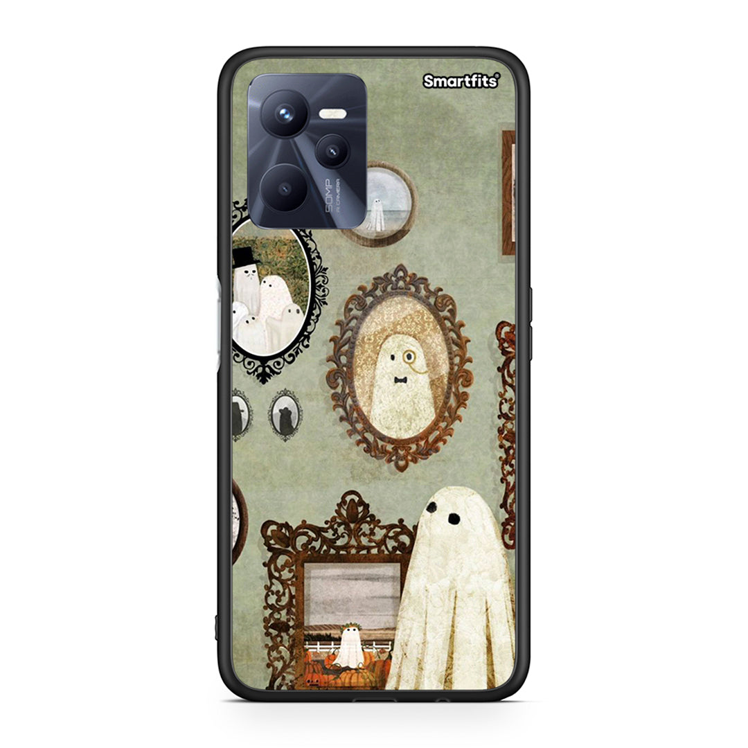 Realme C35 Halloween Ghost Season θήκη από τη Smartfits με σχέδιο στο πίσω μέρος και μαύρο περίβλημα | Smartphone case with colorful back and black bezels by Smartfits