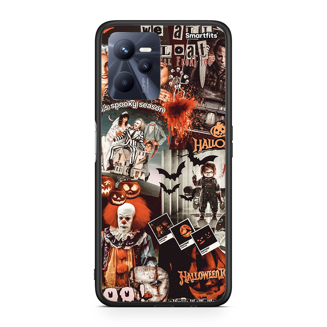 Realme C35 Halloween Spooky Season θήκη από τη Smartfits με σχέδιο στο πίσω μέρος και μαύρο περίβλημα | Smartphone case with colorful back and black bezels by Smartfits