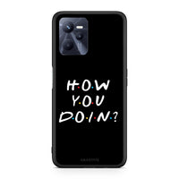 Thumbnail for Realme C35 How You Doin θήκη από τη Smartfits με σχέδιο στο πίσω μέρος και μαύρο περίβλημα | Smartphone case with colorful back and black bezels by Smartfits