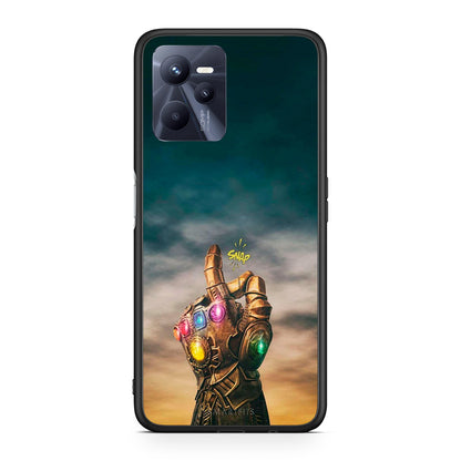 Realme C35 Infinity Snap θήκη από τη Smartfits με σχέδιο στο πίσω μέρος και μαύρο περίβλημα | Smartphone case with colorful back and black bezels by Smartfits