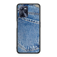 Thumbnail for Realme C35 Jeans Pocket θήκη από τη Smartfits με σχέδιο στο πίσω μέρος και μαύρο περίβλημα | Smartphone case with colorful back and black bezels by Smartfits