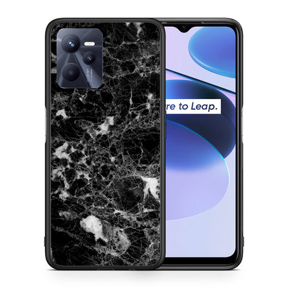Θήκη Realme C35 Male Marble από τη Smartfits με σχέδιο στο πίσω μέρος και μαύρο περίβλημα | Realme C35 Male Marble case with colorful back and black bezels
