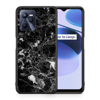 Thumbnail for Θήκη Realme C35 Male Marble από τη Smartfits με σχέδιο στο πίσω μέρος και μαύρο περίβλημα | Realme C35 Male Marble case with colorful back and black bezels
