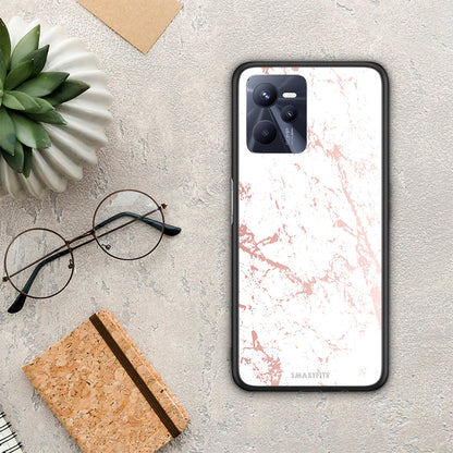 Marble Pink Splash - Realme C35 / Narzo 50A Prime θήκη