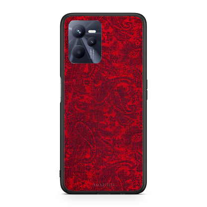 Realme C35 Paisley Cashmere θήκη από τη Smartfits με σχέδιο στο πίσω μέρος και μαύρο περίβλημα | Smartphone case with colorful back and black bezels by Smartfits