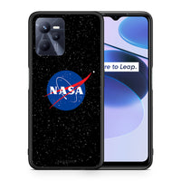 Thumbnail for Θήκη Realme C35 NASA PopArt από τη Smartfits με σχέδιο στο πίσω μέρος και μαύρο περίβλημα | Realme C35 NASA PopArt case with colorful back and black bezels