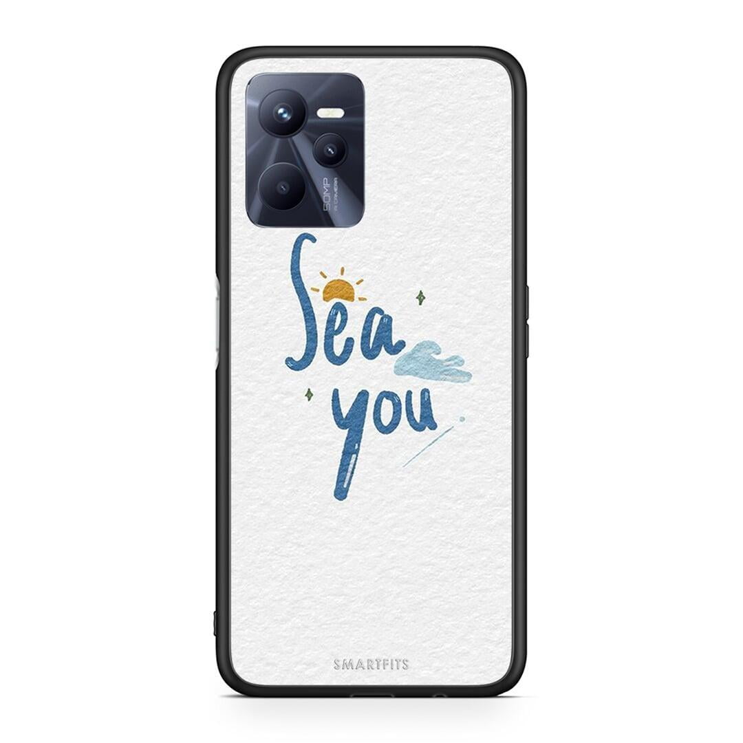 Realme C35 Sea You Θήκη από τη Smartfits με σχέδιο στο πίσω μέρος και μαύρο περίβλημα | Smartphone case with colorful back and black bezels by Smartfits