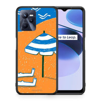 Thumbnail for Θήκη Realme C35 Summering από τη Smartfits με σχέδιο στο πίσω μέρος και μαύρο περίβλημα | Realme C35 Summering case with colorful back and black bezels