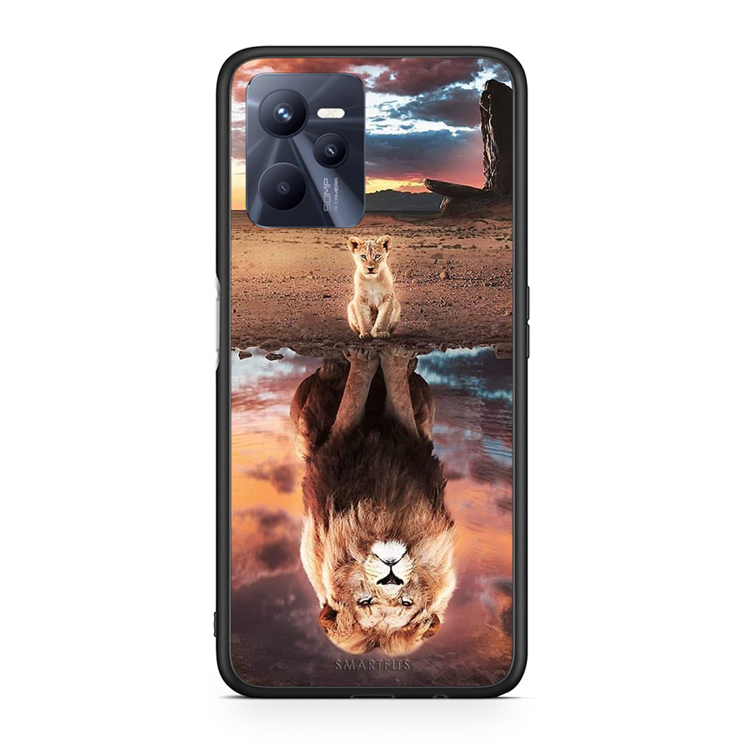 Realme C35 Sunset Dreams Θήκη Αγίου Βαλεντίνου από τη Smartfits με σχέδιο στο πίσω μέρος και μαύρο περίβλημα | Smartphone case with colorful back and black bezels by Smartfits
