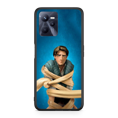 Realme C35 Tangled 1 Θήκη Αγίου Βαλεντίνου από τη Smartfits με σχέδιο στο πίσω μέρος και μαύρο περίβλημα | Smartphone case with colorful back and black bezels by Smartfits