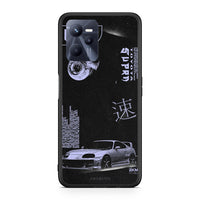 Thumbnail for Realme C35 Tokyo Drift Θήκη Αγίου Βαλεντίνου από τη Smartfits με σχέδιο στο πίσω μέρος και μαύρο περίβλημα | Smartphone case with colorful back and black bezels by Smartfits