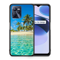 Thumbnail for Θήκη Realme C35 Tropical Vibes από τη Smartfits με σχέδιο στο πίσω μέρος και μαύρο περίβλημα | Realme C35 Tropical Vibes case with colorful back and black bezels