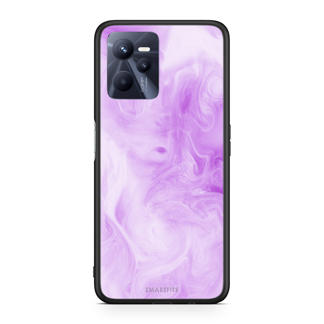 99 - Realme C35 Watercolor Lavender case, cover, bumper