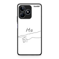 Thumbnail for Realme C53 Aeshetic Love 2 Θήκη Αγίου Βαλεντίνου από τη Smartfits με σχέδιο στο πίσω μέρος και μαύρο περίβλημα | Smartphone case with colorful back and black bezels by Smartfits