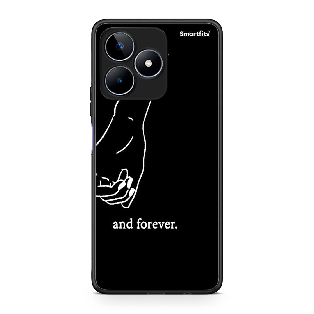 Realme C53 Always & Forever 2 Θήκη Αγίου Βαλεντίνου από τη Smartfits με σχέδιο στο πίσω μέρος και μαύρο περίβλημα | Smartphone case with colorful back and black bezels by Smartfits