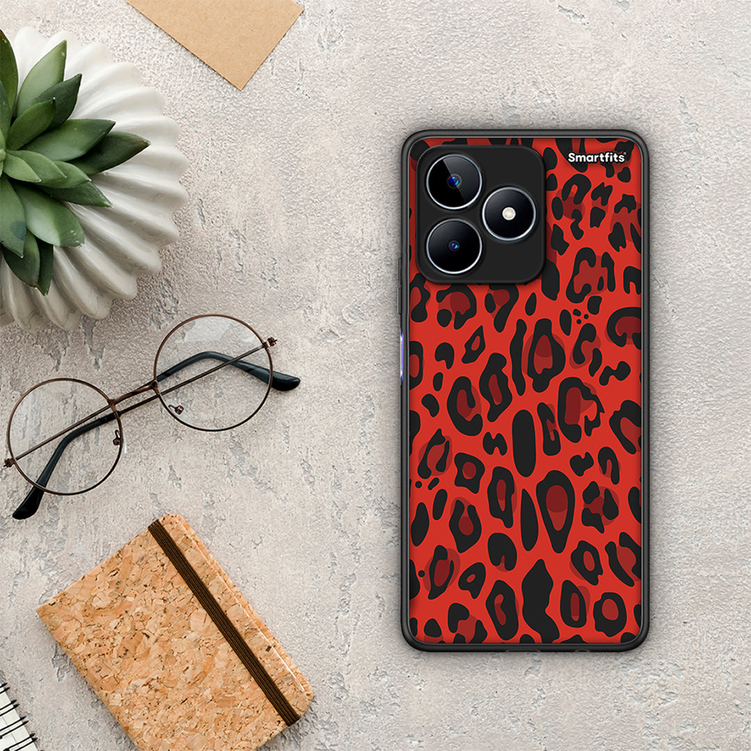 Animal Red Leopard - Realme C53 θήκη