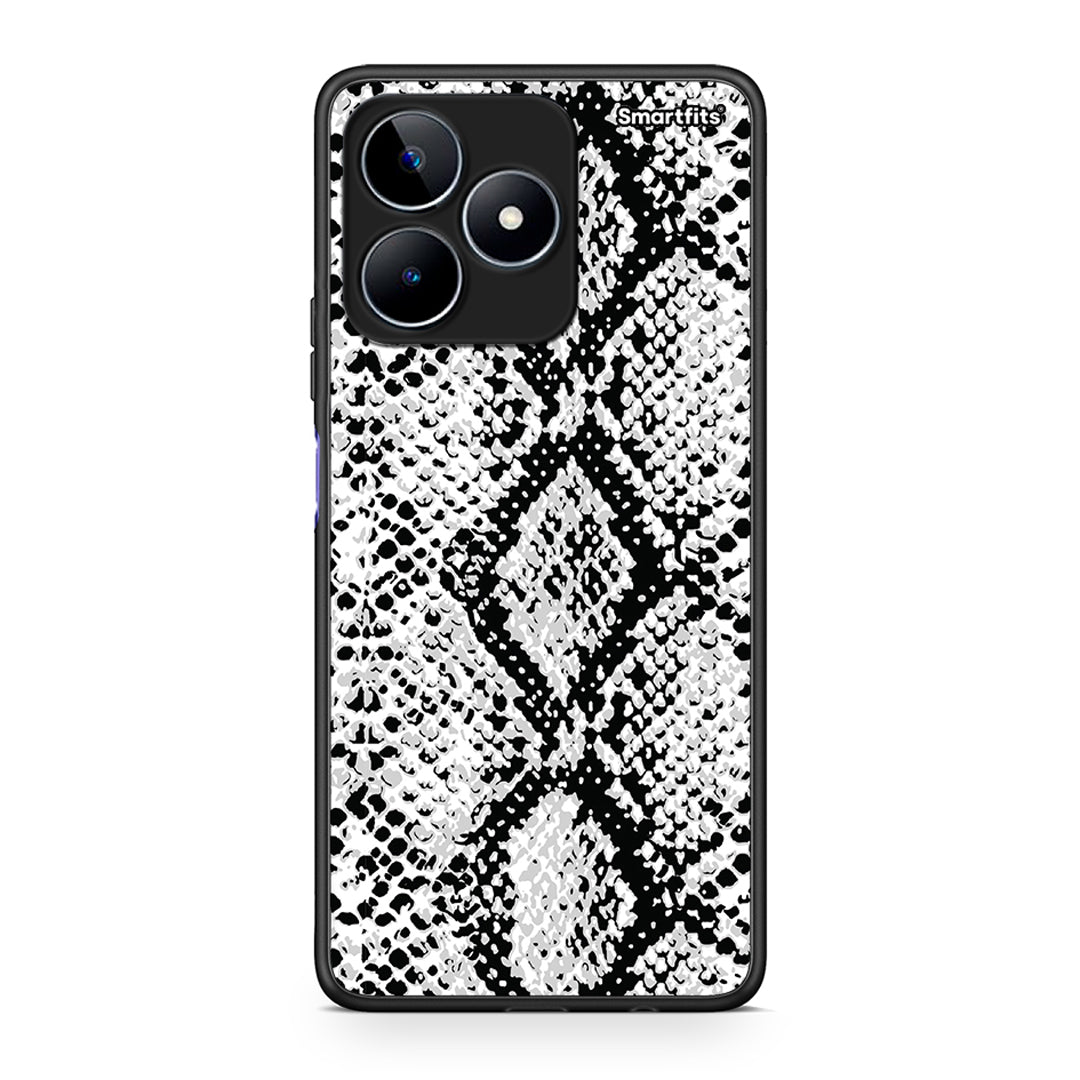 24 - Realme C53 White Snake Animal case, cover, bumper