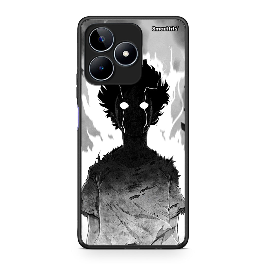 Realme C53 Anime Boy Θήκη από τη Smartfits με σχέδιο στο πίσω μέρος και μαύρο περίβλημα | Smartphone case with colorful back and black bezels by Smartfits