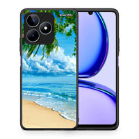 Thumbnail for Θήκη Realme C53 Beautiful Beach από τη Smartfits με σχέδιο στο πίσω μέρος και μαύρο περίβλημα | Realme C53 Beautiful Beach case with colorful back and black bezels