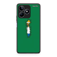 Thumbnail for Realme C53 Bush Man Θήκη Αγίου Βαλεντίνου από τη Smartfits με σχέδιο στο πίσω μέρος και μαύρο περίβλημα | Smartphone case with colorful back and black bezels by Smartfits