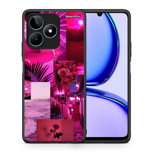 Collage Red Roses - Realme C53 θήκη