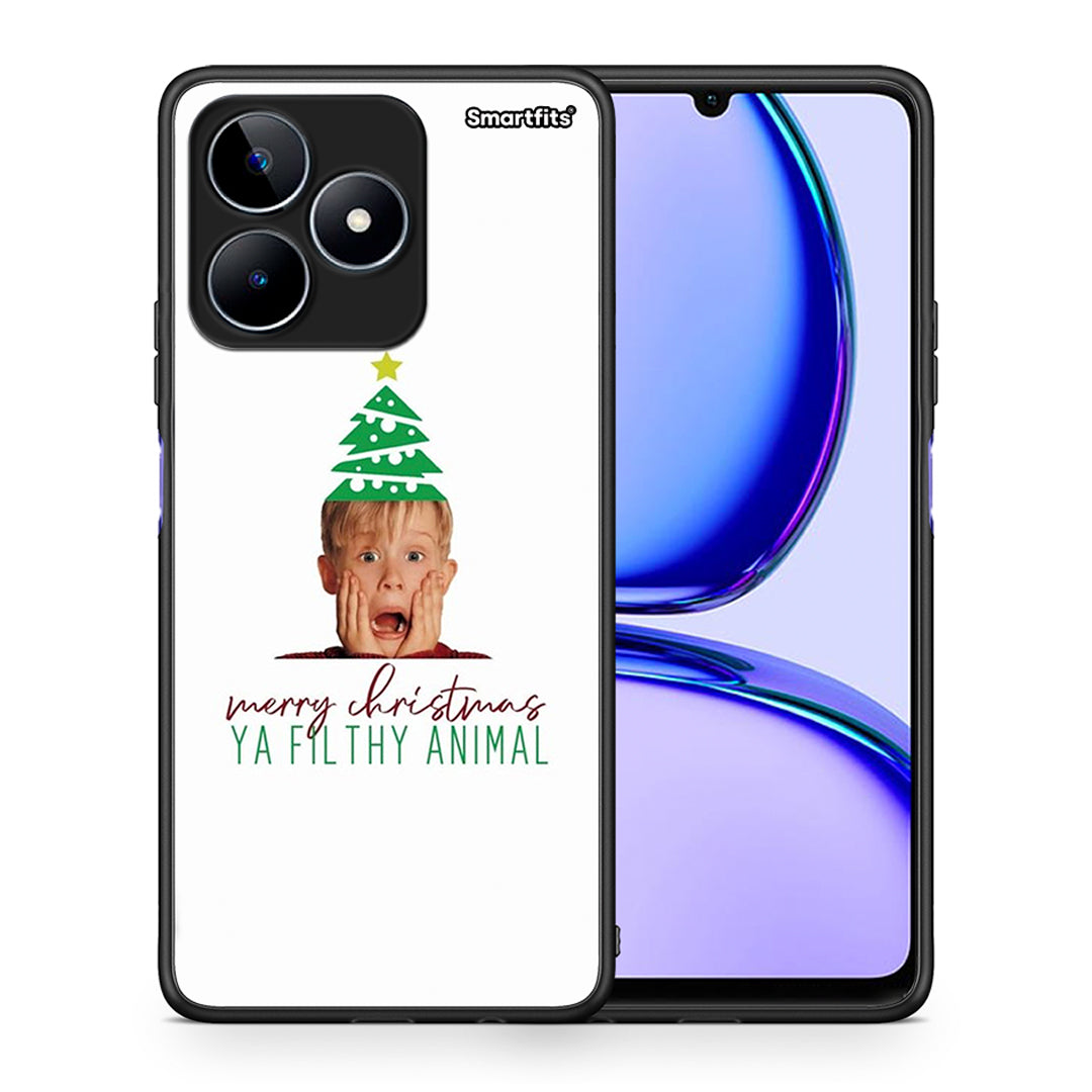 Θήκη Realme C53 Filthy Animal από τη Smartfits με σχέδιο στο πίσω μέρος και μαύρο περίβλημα | Realme C53 Filthy Animal case with colorful back and black bezels